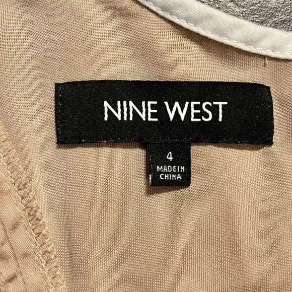 Nine West Sleeveless Tank Color Block Dress 4 - Picture 5 of 10